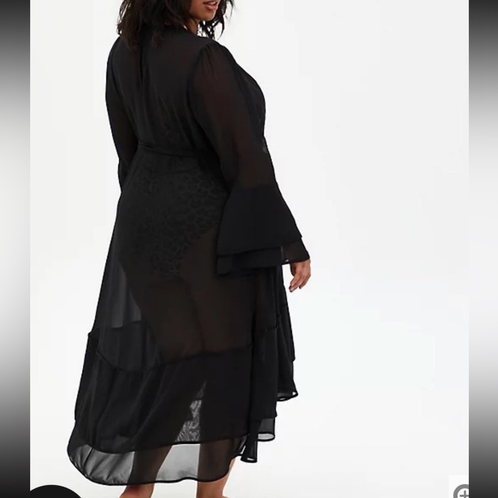 Torrid Ruffle Maxi Swim Kimono - Picture 3 of 3